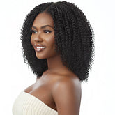 Outre Human Hair Premium Blend U Part Cap Leave Out Wig - COILY FRO 14